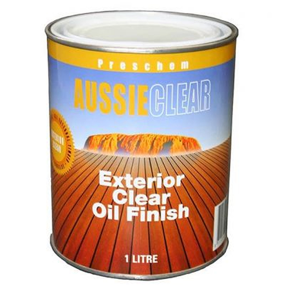 (image for) Aussie Clear Exterior Deck Oil Finish 1 Litre